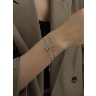 한아로지스 여성 스네이크체인 레이어드 팔찌