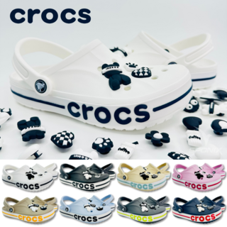 (매장정품) 크록스 바야밴드 슬리퍼 남성 여성 샌들 실내화 스포닉스 악세사리 세트