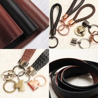 가죽공예 재료 부자재 가죽키링 가죽끈, 물방울가죽키링(니켈), 1개