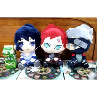 正版授權 12英吋 火影忍者 Q版 佐助 卡卡西 我愛羅 娃娃 玩偶 抱枕 (兒童 生日 禮物 情人節), 1個, 我愛羅(紅髮的), 紅髮的, 19cm