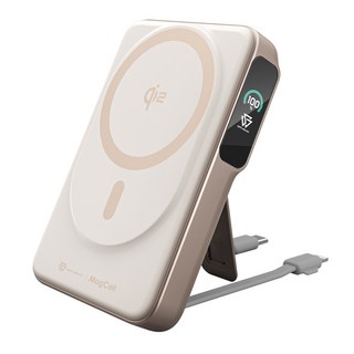 SAVEWO 救世 Qi2 多功能行動電源 10000mAh MC1002Q2, 象牙金