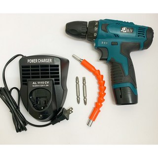 鋰電電鑽 12V 2.5AH 雙速 正反轉 電動工具, 1個, JJ(博世)電鑽 12V 2.5AH單電