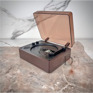 狄倫思 皮箱式CD播放器 藍芽【台灣實體店家】CD播放器 唱片機 CD隨身聽 CD音響, 黑胡桃色_木質系_SG1900, 黑胡桃色, SG1900