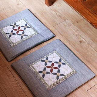 [데코벨] 전통 부클 마 방석 (여름방석/사무실방석)