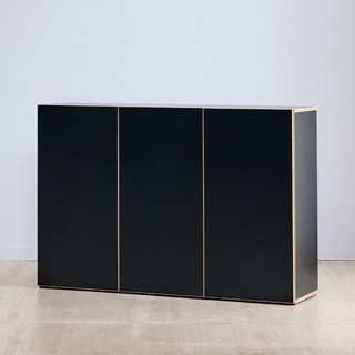 브루노 모어 2단 E0 수납장 800 1200 원목 높은 수납장, 브루노 모어 블랙 1200 2단