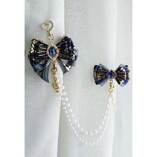 痛包鏈吧唧托穀美熱賣原創蝴蝶結可拆卸珍珠掛鏈吧唧痛包裝飾貨