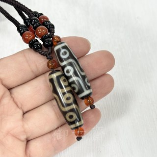 御古齋 西藏瑪瑙帶眼天珠項鍊 多種款式 祈福平安, 1個, 款二十一 九眼天珠(小), Multi-color