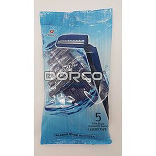 韓國DORCO 雙層輕便刮鬍刀5入組-拋棄式刮鬍刀/剃毛刀/除毛刀, 1個