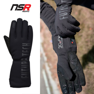 NSR 2024 퓨처테크 에어로 발열장갑 2.0 한겨울 자전거 오토바이 열선장갑 + 사은품증정, 2024년형 에어로 발열장갑, 장갑 단품, L, 1개