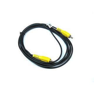 小白的生活工場 AV 視訊線 RCA端子線 1RCA對1RCA 鍍金插頭 OD3.0音頻線, 1個, 10m