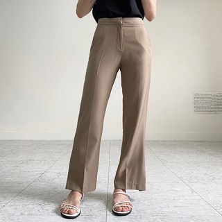 핫투 [키작녀/옆 트임]슬랙스 3Color 슬릿 하이웨스트 일자 슬랙스 팬츠 3color