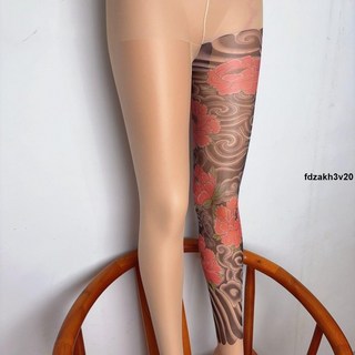 個性絲襪 可水洗紋身絲襪花腿刺青絲襪 超薄隱形絲襪 男女通用
