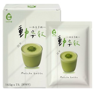 艾禾生醫 動姿飲 機能飲品 抹茶拿鐵，健康美味，隨時補充能量, 12g, 7個