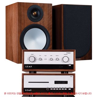 리크 LEAK Stereo230 Walnut+CDT+모니터오디오 7G Silver100 실버100 하이파이패키지, 스피커색상-화이트