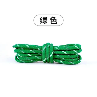 길이 100cm DIY 자유롭게 라운드 가죽 다채로운 MIU 신발 끈 캔버스 캐주얼 부츠 로프, 15 1 pair green, 01 100cm