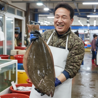 [대광어회] 감칠맛 폭발 찰진 식감의 명품 대광어회 곤부지메 숙성, 1개, 200g