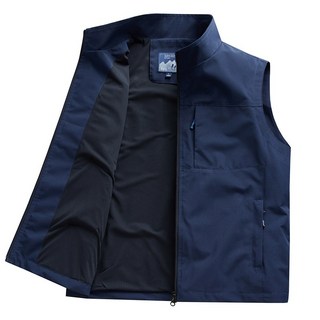 速乾多口袋男士工作馬甲背心 - 春秋薄款釣魚攝影夾克