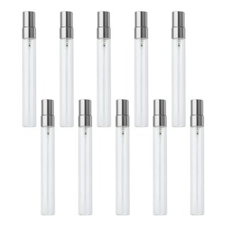 27리빙 간편한 충전 휴대용 향수 공병, 투명 실버 15ml, 10개