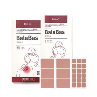 발라바스 패치 5팩 패키지 손목 어깨 팔꿈치 관절 통증 근육통완화 패치 휴대용 간편한, 5개
