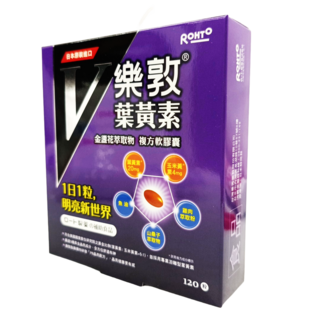 ROHTO樂敦V葉黃素金盞花萃取物複合軟膠囊, 120顆, 1個