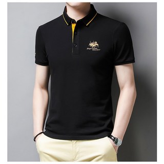 AT 刺繡POLO衫 短袖上衣 男裝 55-100公斤