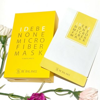 BE BALANCE IDEBE NONE 微纖維面膜 10片 黃色, 1組, 10入