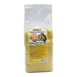 LINDO 蜂蜜營養蛋粉 鳥飼料 鸚鵡 營養補充 換羽 繁殖, 1個, 蜂蜜營養蛋粉 / 1kg, 1kg