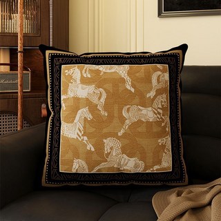 復古輕奢綠色抱枕美式復古抱枕中古風美拉德沙發靠背墊牀頭軟靠枕, 1件, 798