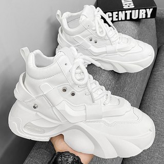 高幫厚底潮流男鞋 增高百搭休閒老爹鞋