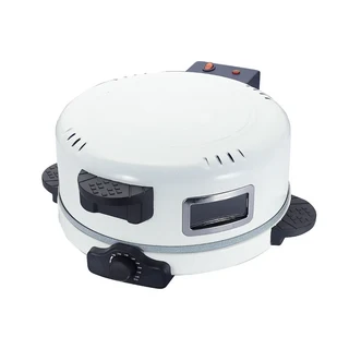 아라비안 스콘 메이커 가정용 피자 메이커 다목적 토스터 단일 창 단일 버튼 40 크기 금속 가열 플레이트, 01 UK, 02 WHITE 40 SIZE