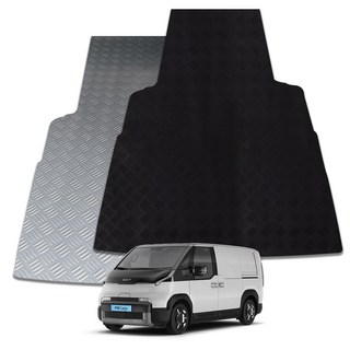 기아 PV5 카고 고무 방수 바닥 매트 트렁크 화물칸 적재함매트, 블랙