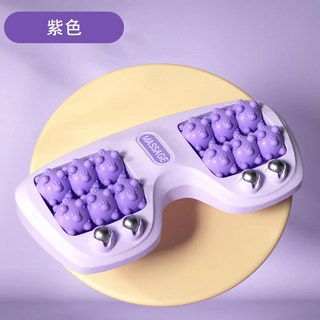 貓爪足底按摩器 磁珠滾輪腳底按摩器 深度指壓按摩 健康腳踏滾輪指壓板 - 隔日達, 貓爪式按摩器【4D磁珠+舒適按摩】紫色, 1個
