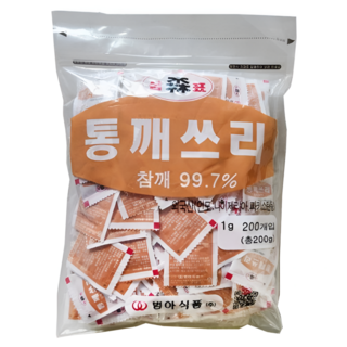 통깨쓰리 1g, 200개