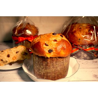 Sen Pei Farmhouse 義大利水果麵包 Panettone 聖誕節限定 傳統風味 鬆軟濕潤, 450g, 1個