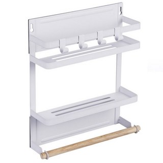 감성팩토리 냉장고 자석 선반, 1개, 화이트