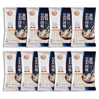 부산어묵 어설랑 THE 맛있는 꼬치어묵 & 몽떡 730g (냉동), 9개
