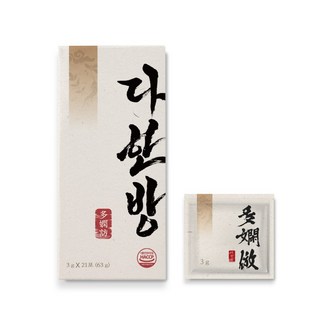 공식 다한방, 1박스, 63g