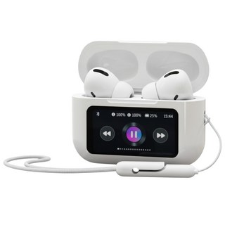 삼성 갤럭시 S25/S24/S23/S22/S21/S10 추천 터치 스크린 ANC 노이즈캔슬링 무선 블루투스 이어폰, 화이트, Smart Screen Eyephone