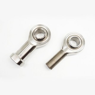 SUS SI 암나사 스테인리스 스틸 어안 조인트 로드 엔드 베어링 연결 범용 볼, 02 Male thread -Left, 05 M10x1.25, 1개