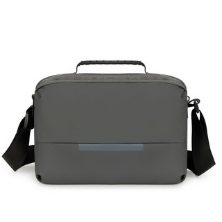 男生側背包新款斜背包大容量通勤背包橫款挎包出差旅行運動男生包包, 灰色