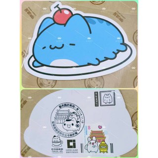 貓貓蟲咖波聯名中華郵政臨時郵局紀念戳章郵票組，台南高雄限定波波鴿明信片蒐集套裝, 1個, 小卡(台南戳),一張