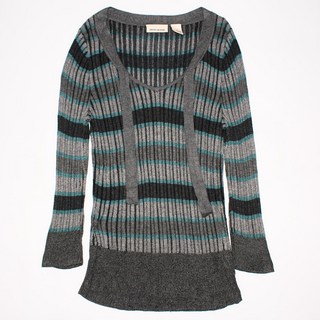 빈티지컴퍼니 DKNY JEANS 그레이믹스 레이온 브이넥 니트티셔츠 M 여성