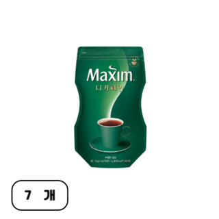 맥심 디카페인 커피 리필, 170g, 1개입, 7개