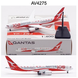 AV4275 1:400 VH-ZNJ 澳洲航空 Qantas 787-9 航機模型, 1個