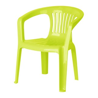 HOUSE兒童椅 靠背休閒椅 板凳 小椅子 塑膠安全椅, 綠色, 1個