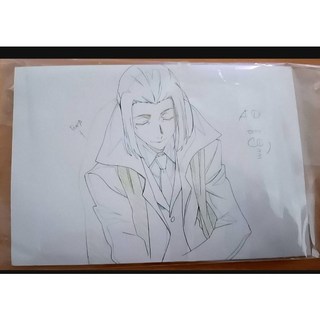 幸幸貓 現貨 文豪Stray Dogs/文豪野犬 森鷗外人物特典原畫明信片 動漫周邊收藏, 1個