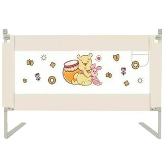 KIDS PARK小熊維尼兒童床護欄/多種規格/寶寶安全防護欄/可調式嬰兒床邊擋板/卡通圖案床圍, 蜜罐熊180cm