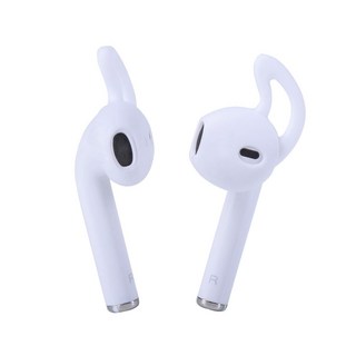 Airpods 耳套 airpods1 airpods2 earpods 運動耳掛 一代 二代 有線耳機 iphone, 白色一對, 1個