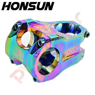 HONSUN PRO 炫彩龍紋【袋裝】龍頭 CNC鋁合金 45*31.8MM 把立 登山車 下坡車 玩色單品, 1個