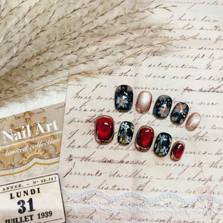 【破曉】天娛美甲 高端 原創設計 純手工穿戴甲 穿戴甲 美甲片 氣質款 個性 貓眼 高級 顯白 獨特 設計款, 1個, 豆豆甲（超短款長度15MM）,L